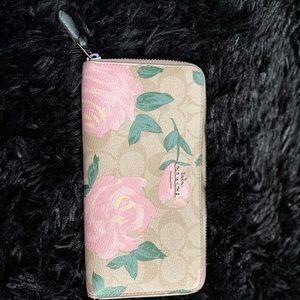 Floral Coach wallet